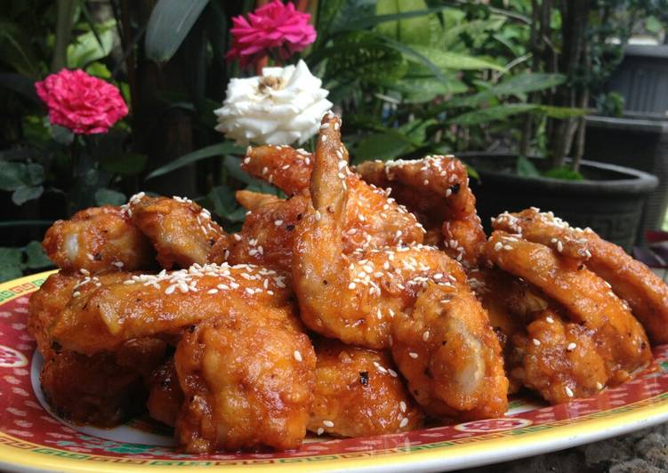 cara membuat Bonchon (Ayam Goreng Korea)