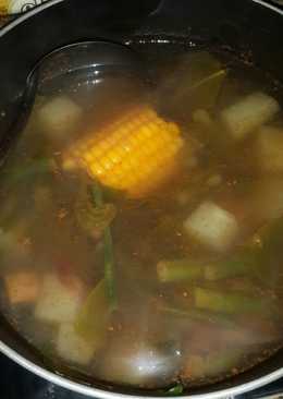 Sayur asem bumbu iris