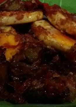 Terong telur balado