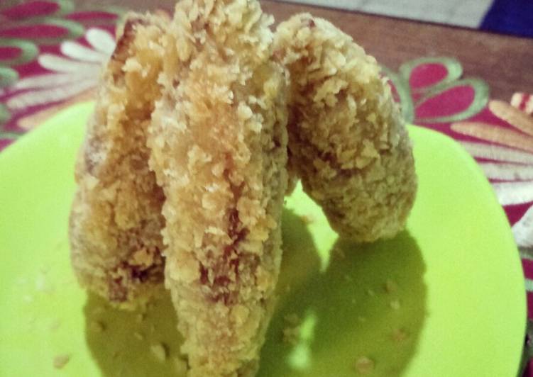 resep lengkap untuk Nugget Pisang Susu Buat camilan Bayi 14 Bulan