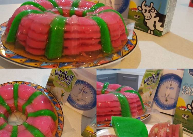 resep lengkap untuk Puding fantasy