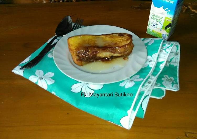 resep makanan Roti Bakar Pisang Coklat