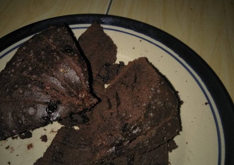 gambar untuk cara membuat Brownies panggang magic com
