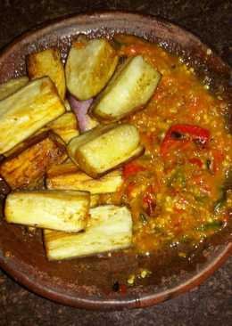 Sambel Terasi + Terong Ungu Goreng