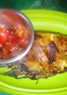 Ikan gurame bakar double pan