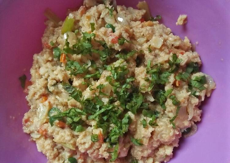 resep makanan Tumis tuna tempe kacang panjang