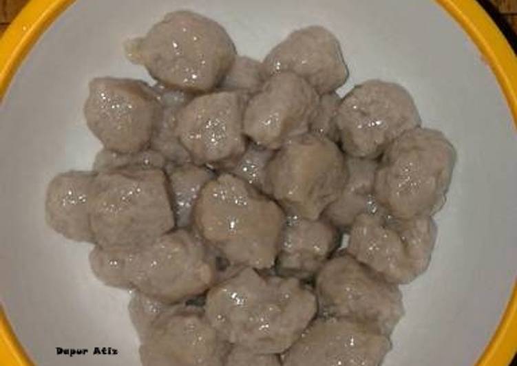 resep makanan Bakso Daging Sapi (Pentol) #KitaBerbagi