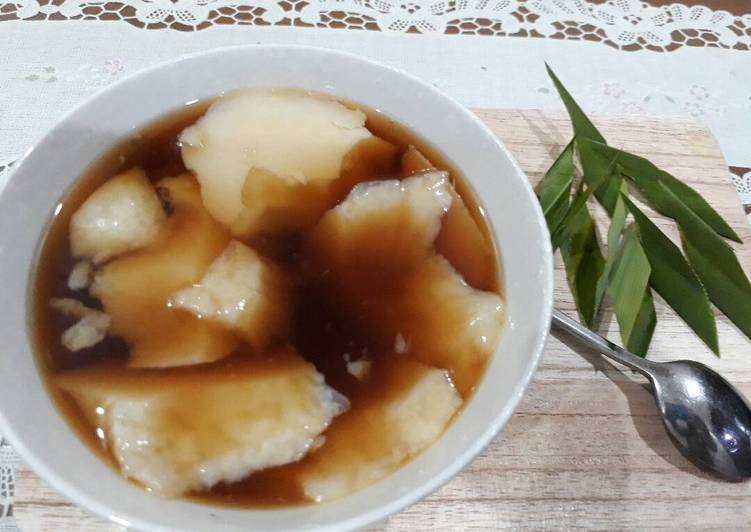 resep makanan Kembang Tahu Kuah Jahe