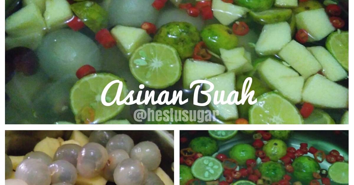 Resepi Jeruk mangga asam boi Manisan t