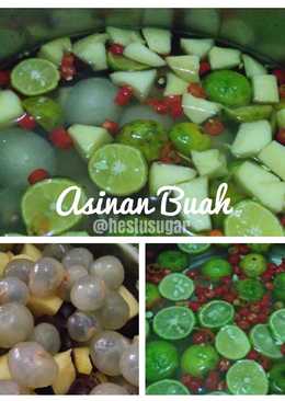 Asinan Buah (rambutan, kelengkeng, apel, anggur)