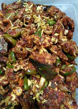 Oseng tulang jambal cabe hijau...maknyus..