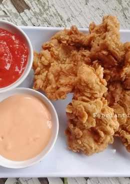 Ayam goreng kribo ala kfc