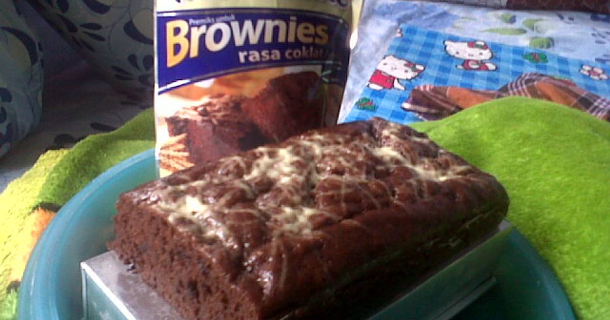 1 resep  brownies  nutricake praktissssssss enak dan 