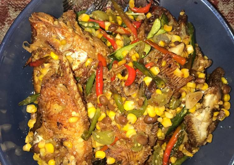 resep Nila goreng sambal tauco