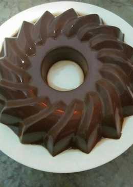 Puding cokelat