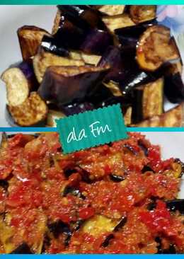 Terong goreng balado