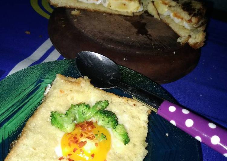 resep makanan Roti telur simple buat sarapan