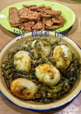 Telur Balado Hijau
