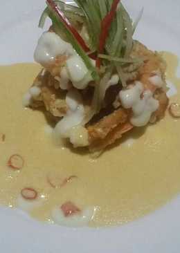 Udang goreng mentega susu