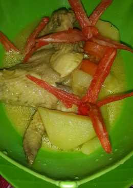 Opor ayam +kentang pedes asem