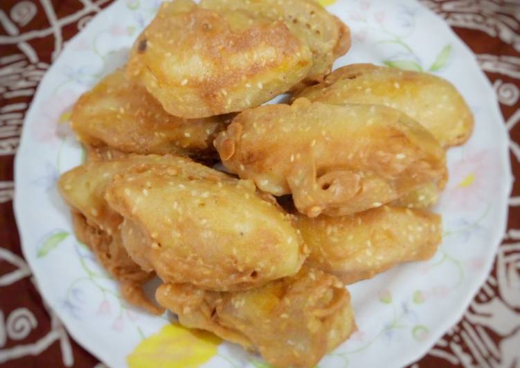 resep masakan Pisang Goreng Wijen Susu