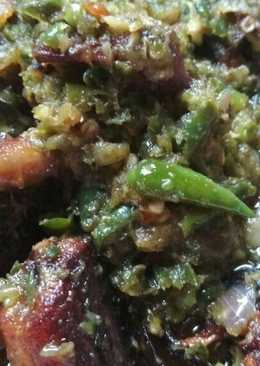 Belut sambal cabai hijau
