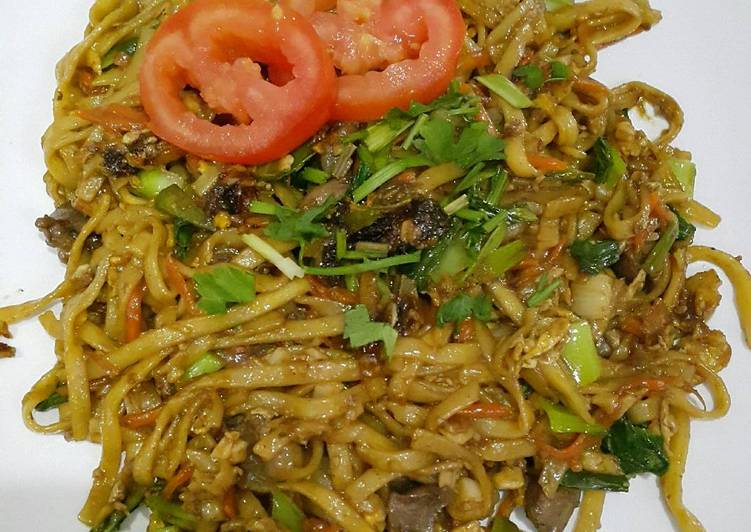 cara membuat Mie Goreng Nyemek Yummy