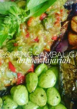 Nila goreng sambal gambas (oyong) recomend