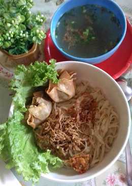 Mie Ayam Pangsit sederhana ðŸ²