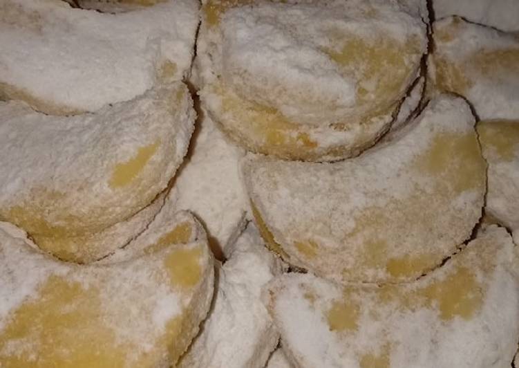 resep lengkap untuk Kue putri salju