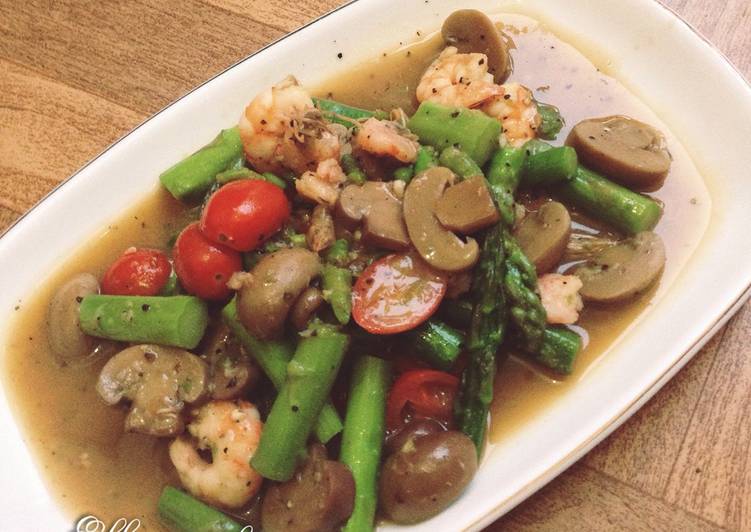 Resep Asparagus black paper oleh Ellen Nerlia Mirda 