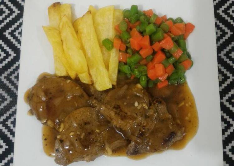 Resep Beef Steak Oleh Utami Subowo @kuliner_an