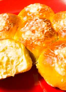 Kabocha Bread a.k.a Roti Labu Kuning