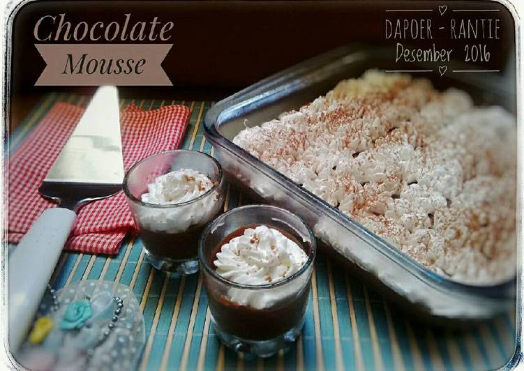 gambar untuk cara membuat Chocolate Mousse ala Rantie