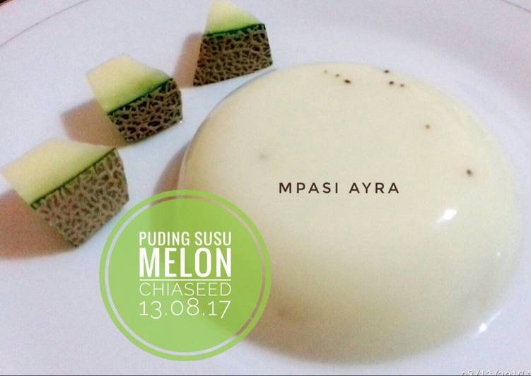 gambar untuk resep Mpasi Puding Susu Melon 12m+