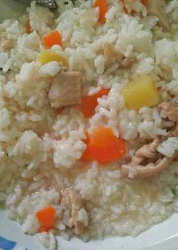 Sop ayam makaroni MPASI 1+