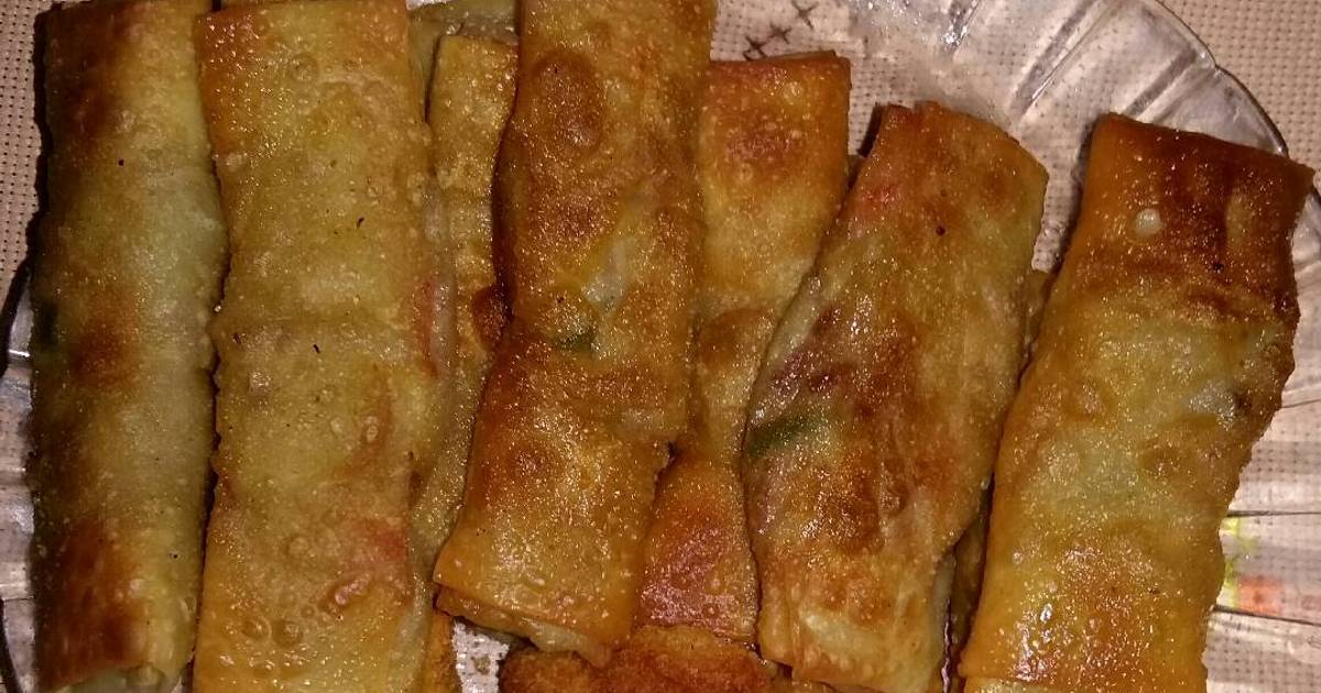 58 resep  lumpia isi  jamur  pedas enak dan sederhana Cookpad