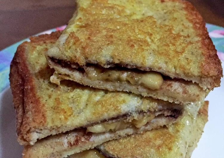 gambar untuk resep Roti Tawar Panggang Telur