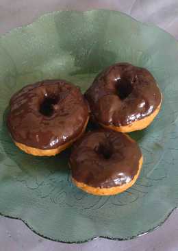 Donat Kentang Green Tea Topping Cokelat