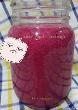 Jus BAN : Buncis Apel buah Naga