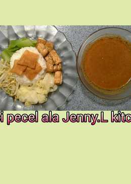 Nasi pecel homemade