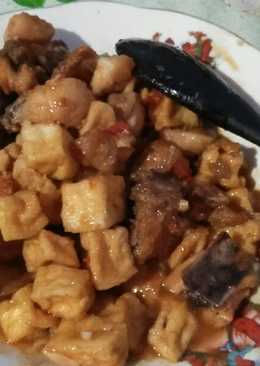 Ayam tahu pedas manis