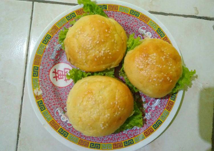 cara membuat Burger tempe