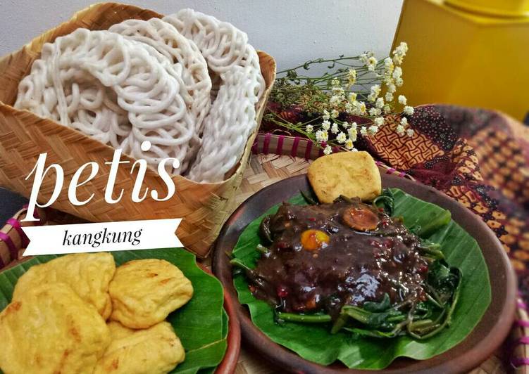 resep lengkap untuk Petis kangkung