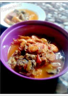 Kerang Udang Tumis Cabe Tomat