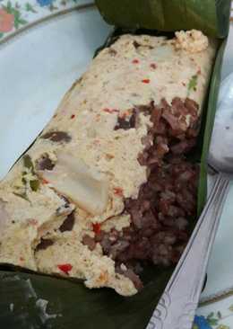 Pepes Tahu w/ Nasi Merah
