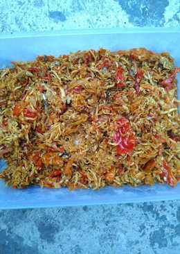 Sambal goreng teri super pedas