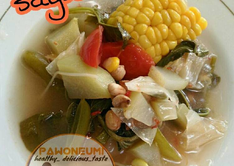 bahan dan cara membuat Sayur asam belimbing wuluh