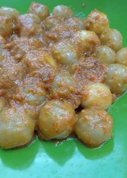 Cilok oseng bumbu kacang