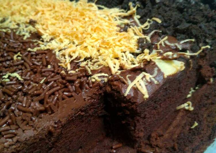 resep Brownies choco hazelnut praktis